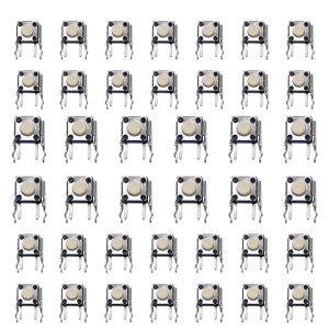 Genuine Tactile Switch Replacements for Xbox One Controllers Base Model, S, Elite Series 1, Elite Series 2 - RB LB Bumper Button Repair & Fix (40 Pack)